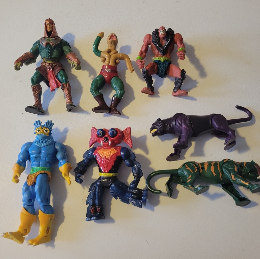 Masters of the Universe Action Figures Set Of 7